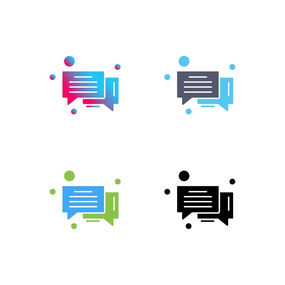 Message Bubble Vector Icon