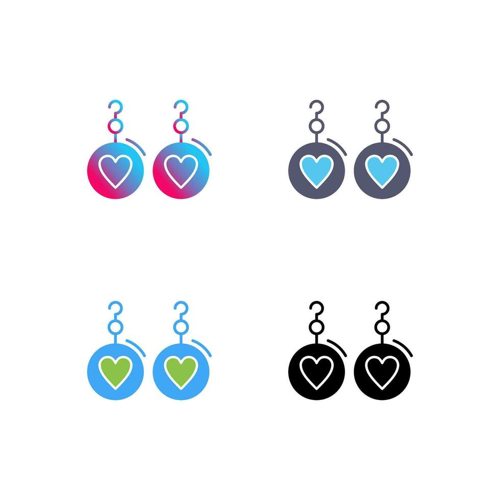 Earrings Vector Icon