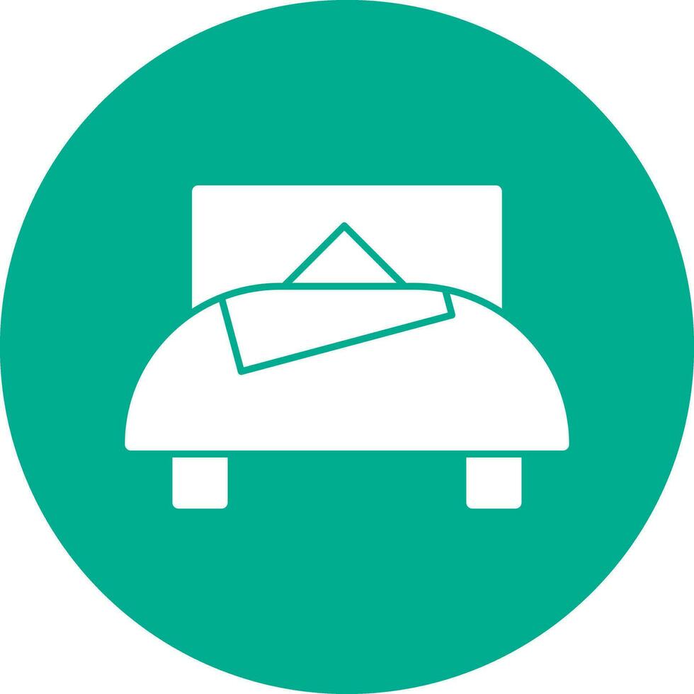 Bed Vector Icon Design