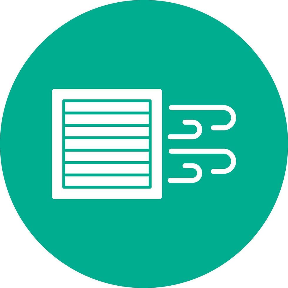 Air filter Vector Icon Design