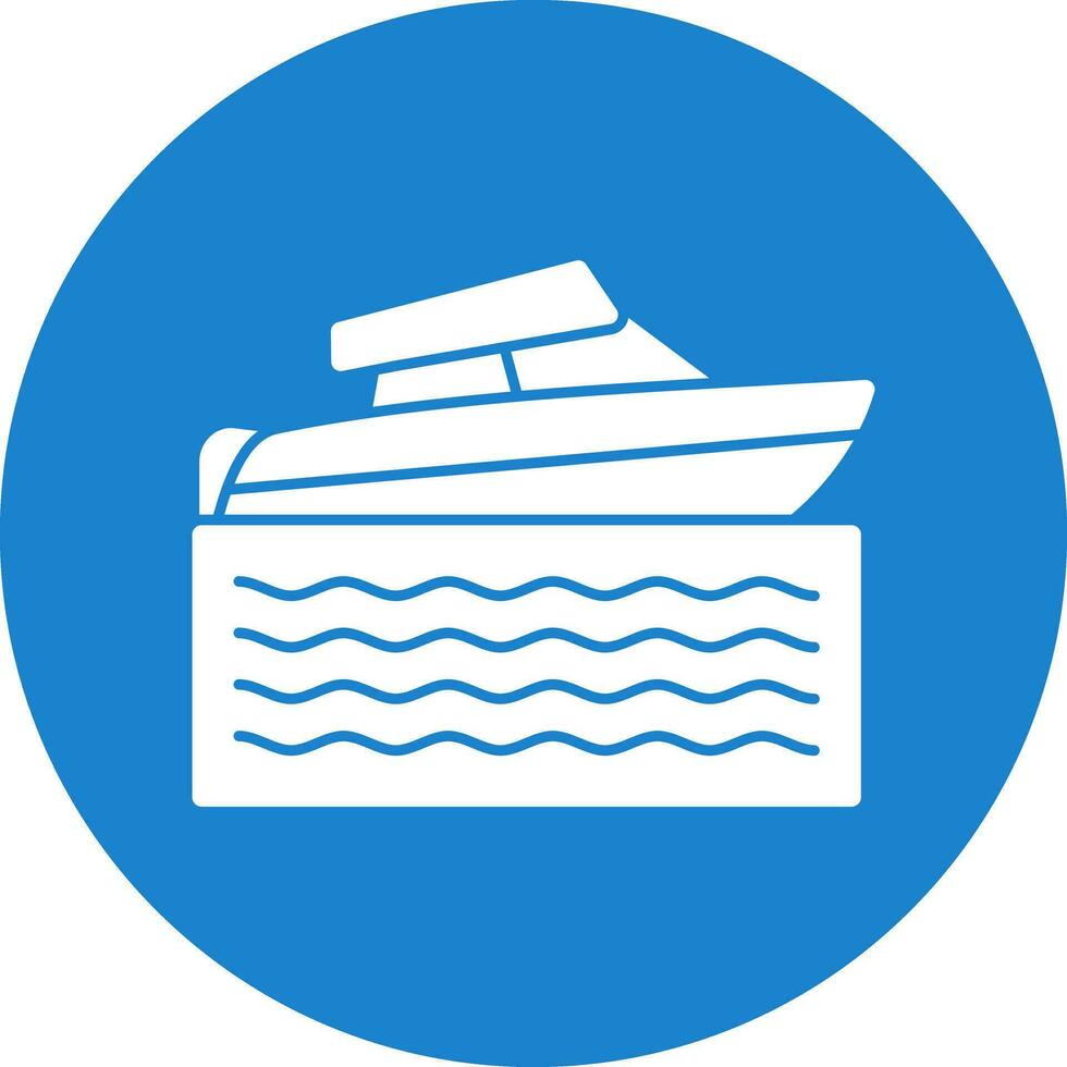 Speed boat Vector Icon Design