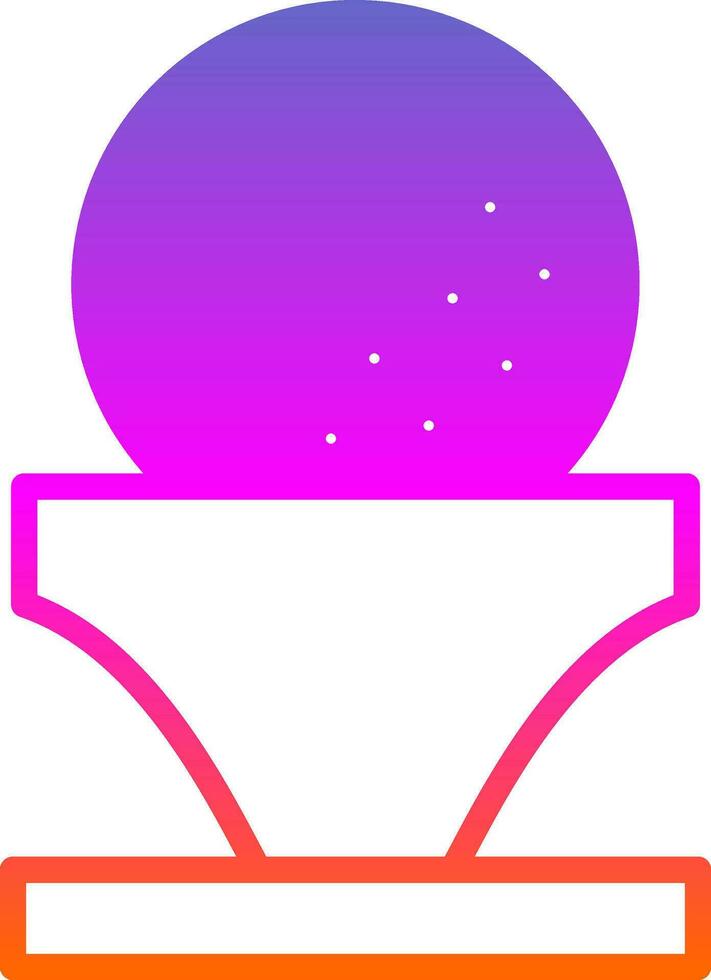 Golf ball Vector Icon Design