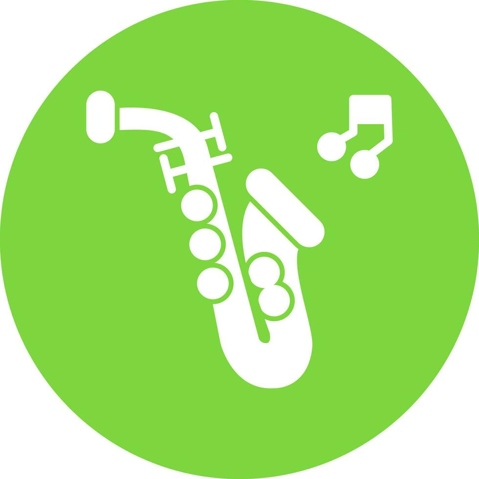 Saxophone Vector Icon Design