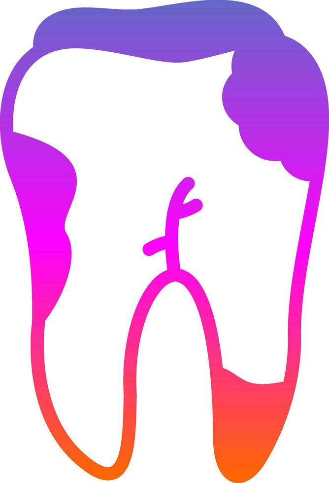 Caries Vector Icon Design