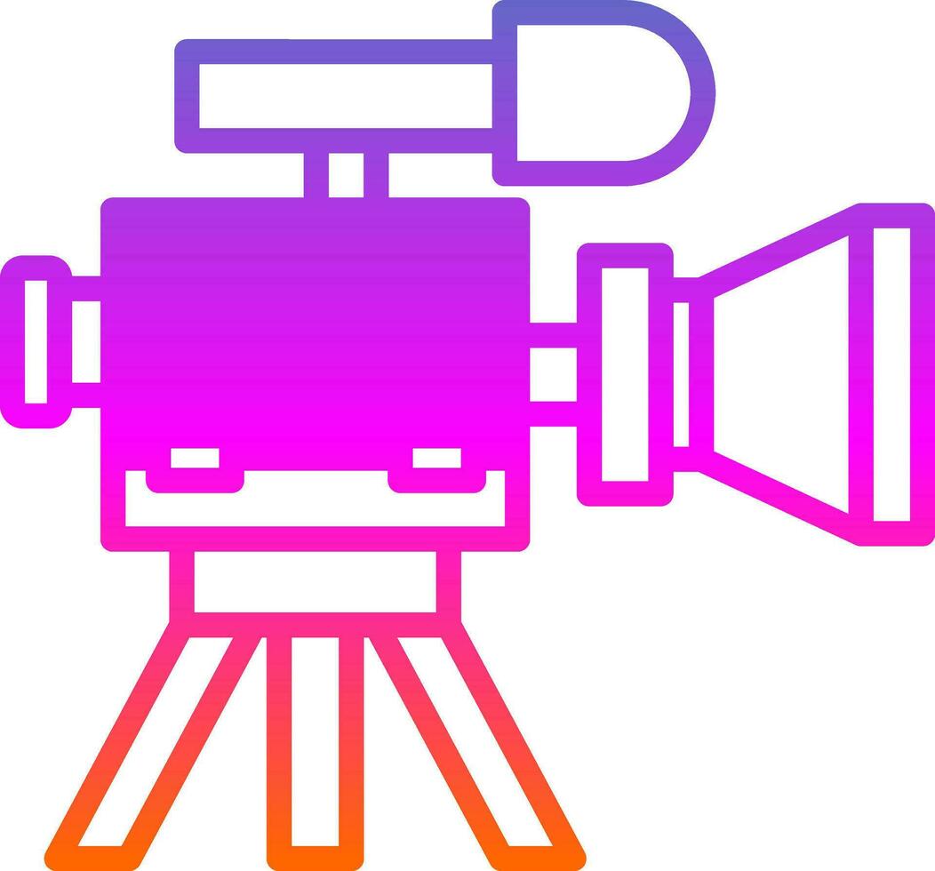 diseño de icono de vector de cámara de video