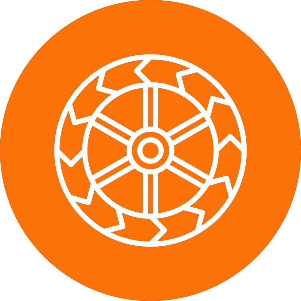 Wheels Vector Icon Design