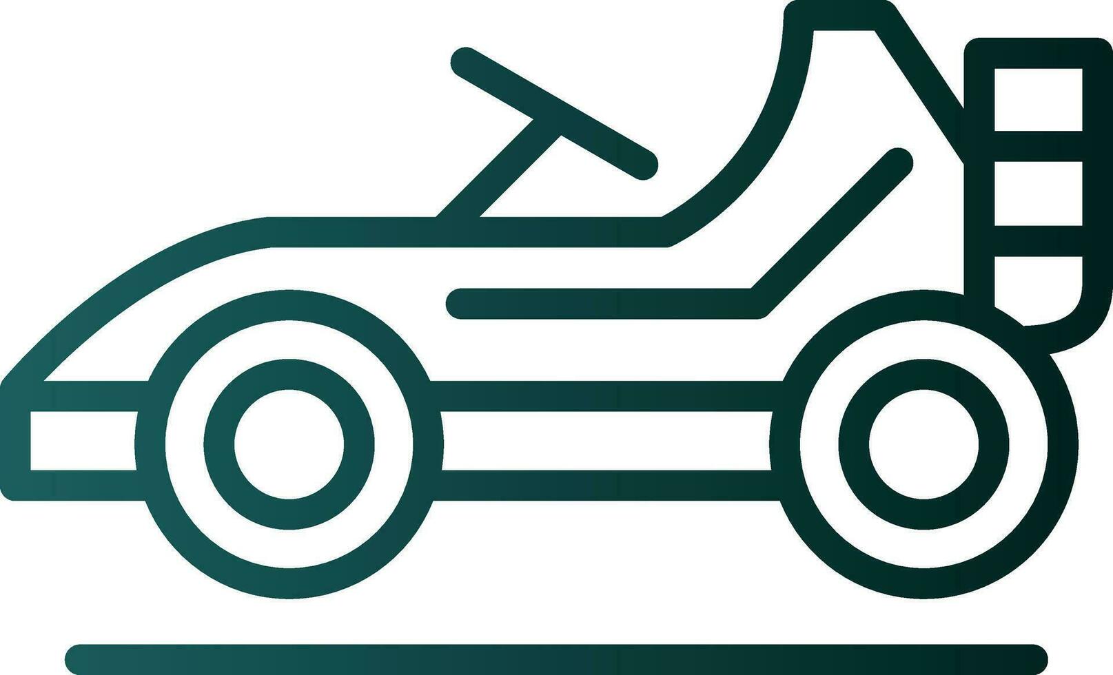 Vamos kart vector icono diseño