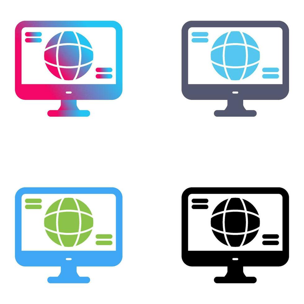 Monitor Vector Icon