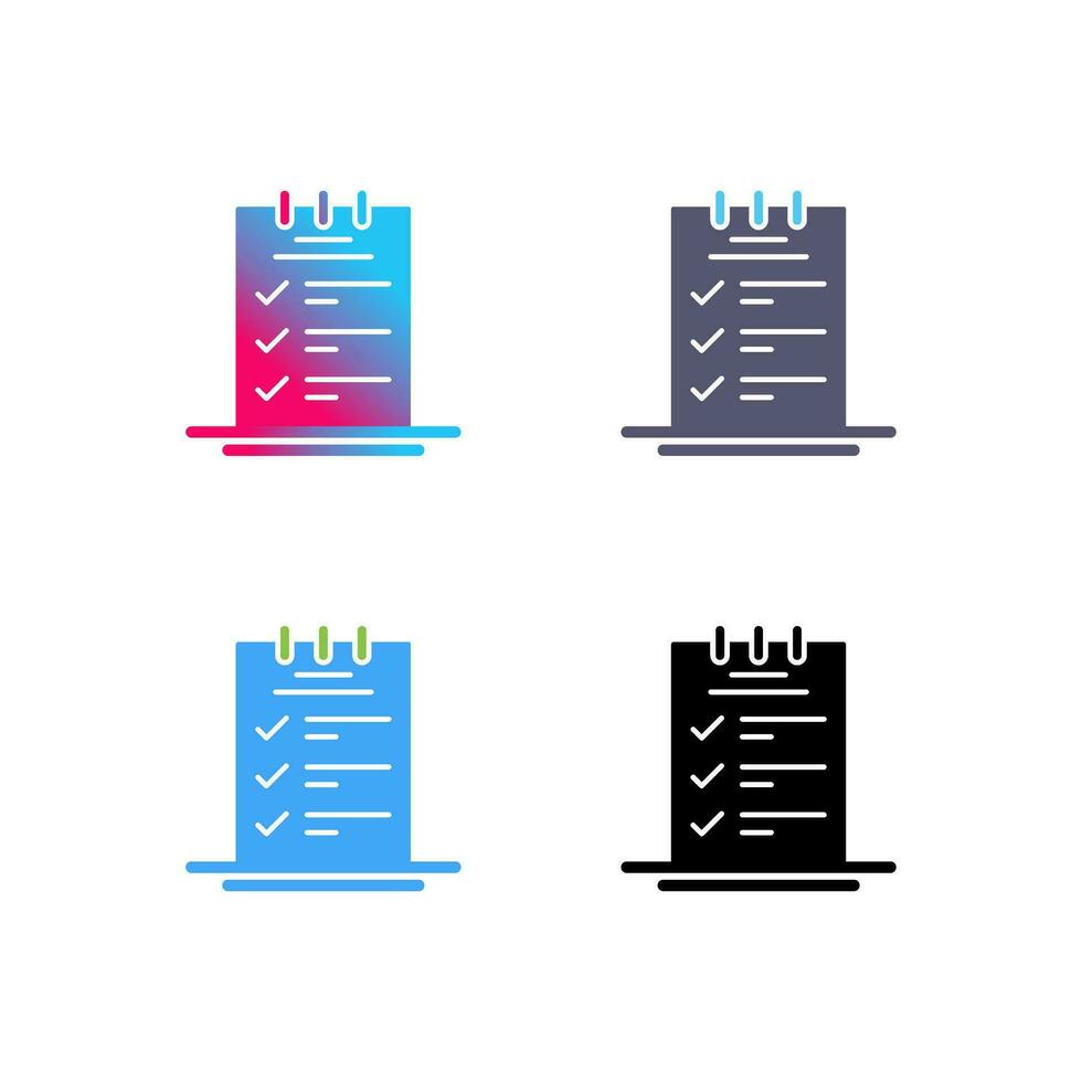 Booking CheckList Vector Icon