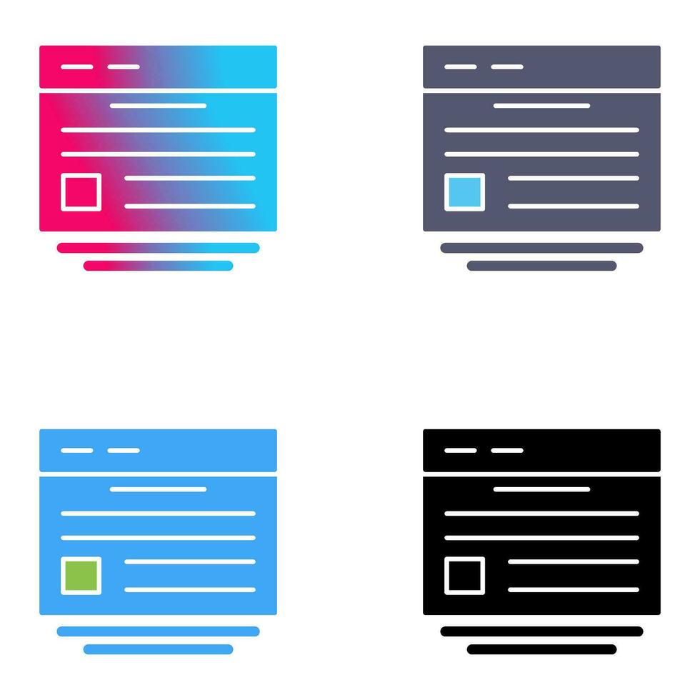 Website Vector Icon