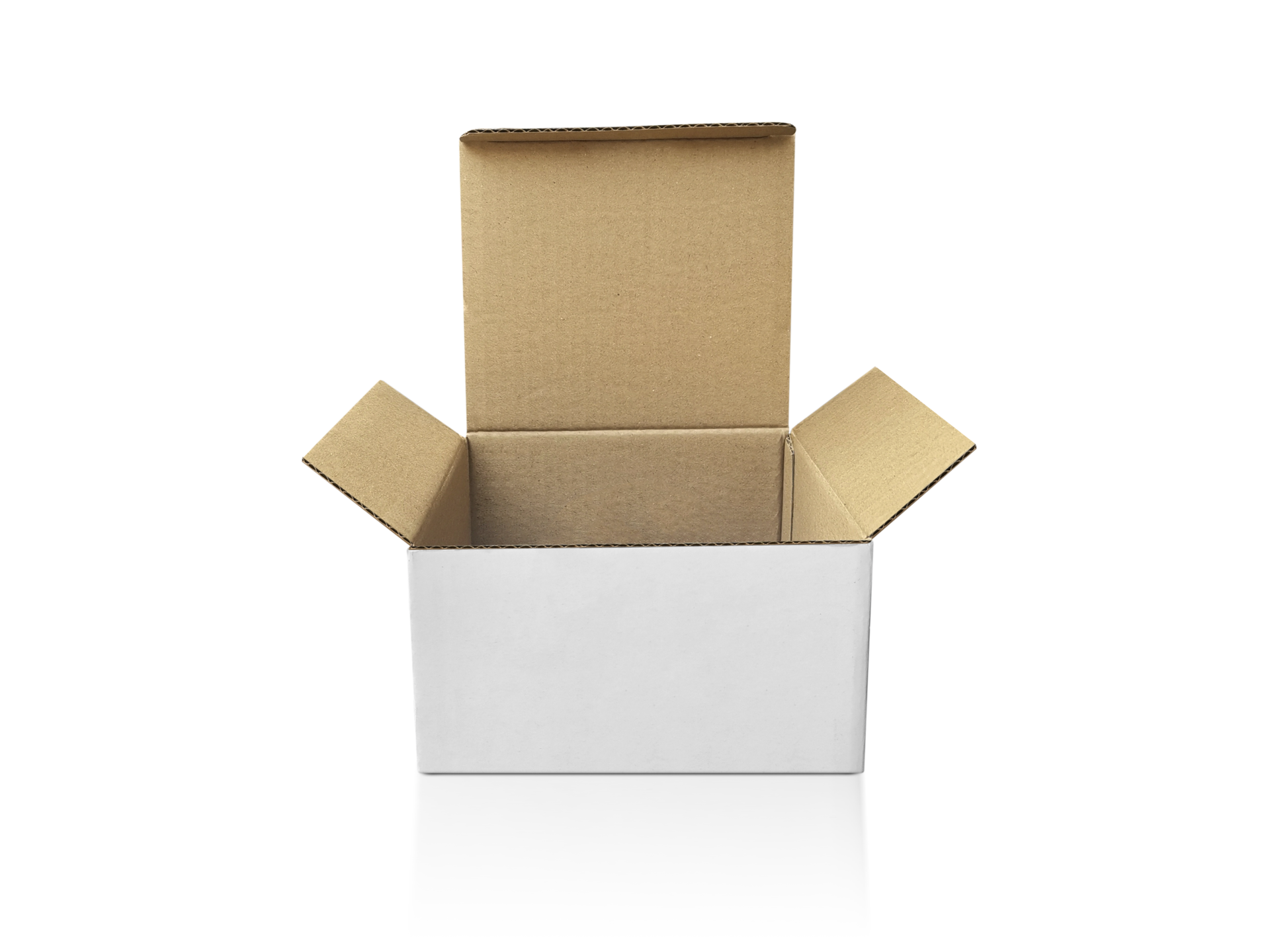 Open Empty Cardboard Box, transparent background 25217646 PNG