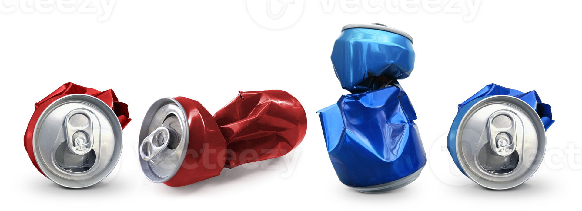 Compressed cans. transparent background png