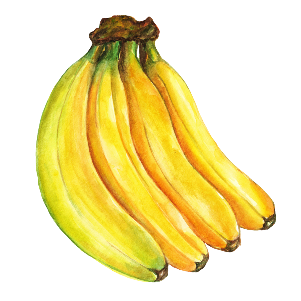 Banane gemalt