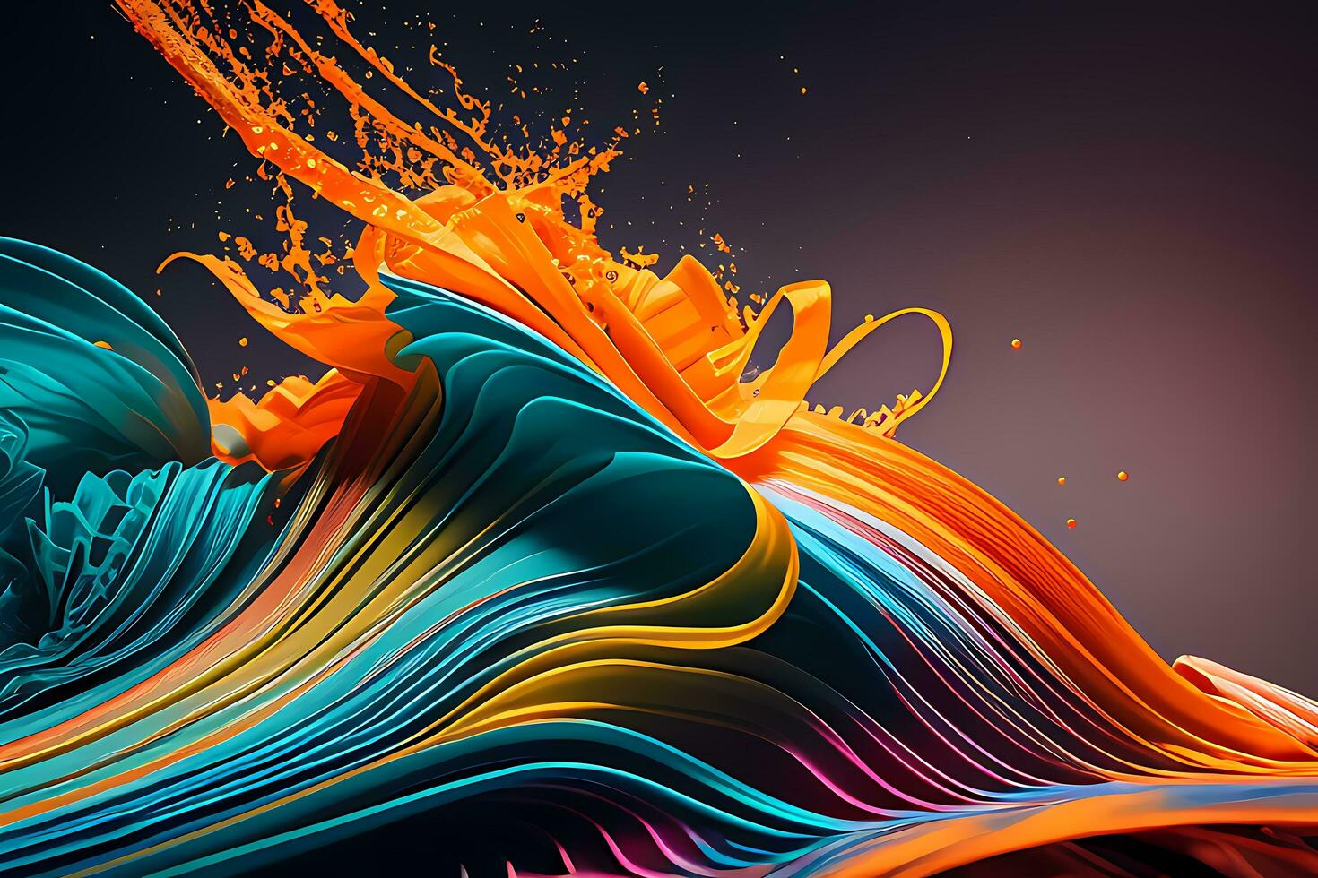 abstract wallpaper background. colorful flowing fabric, abstract, waves
