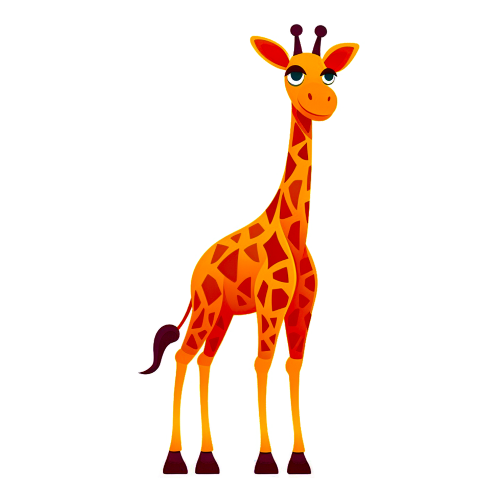 carino poco giraffa bellissimo Immagine generativo ai png