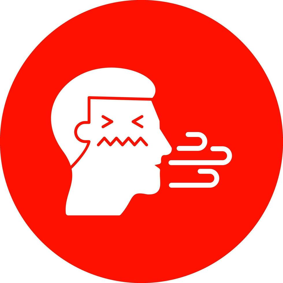 Bad breath Vector Icon Design