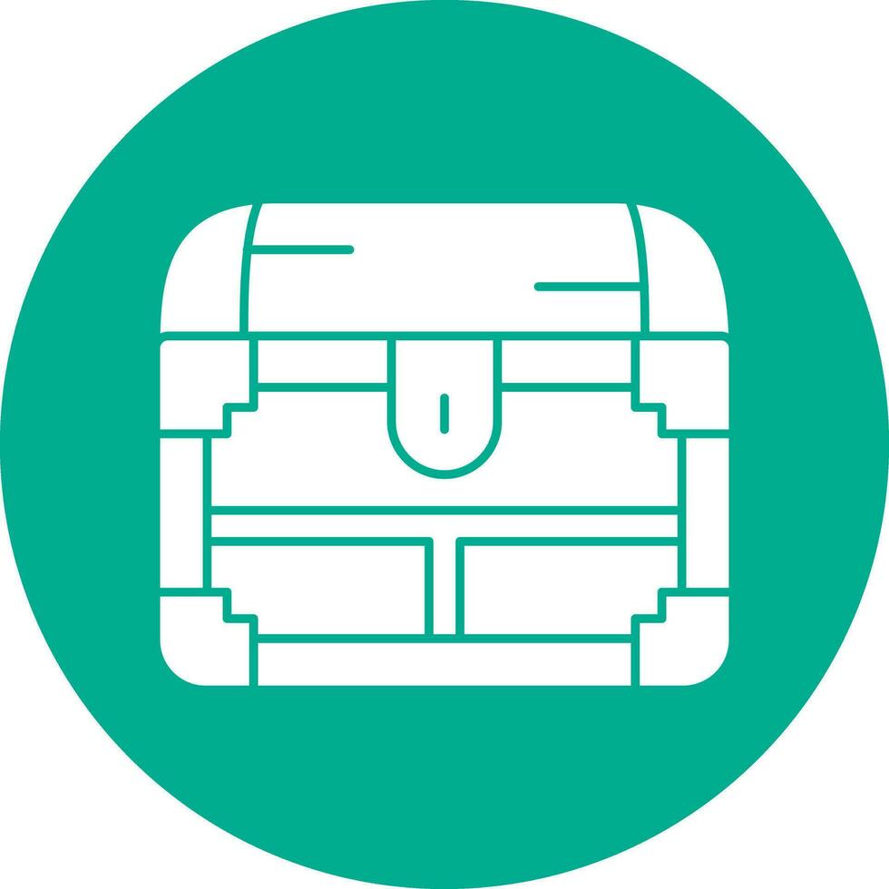 Treasure chest Vector Icon Design