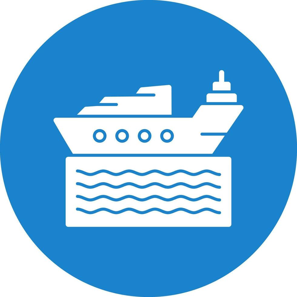 Ship Vector Icon Design