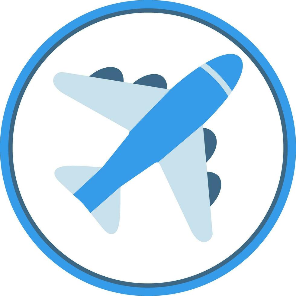 Airplane Vector Icon Design