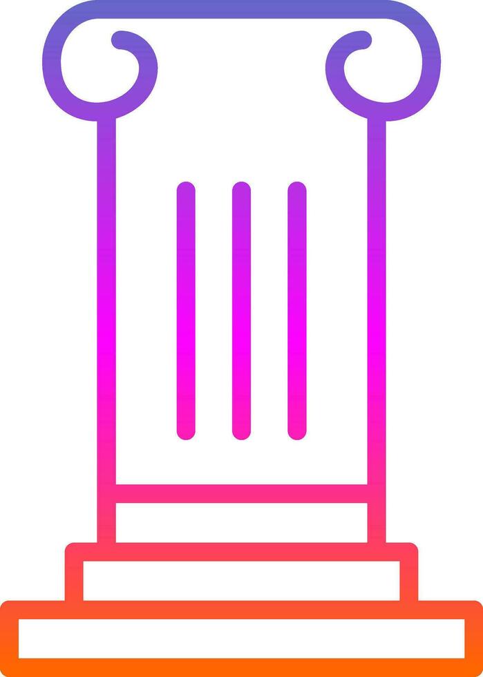 Column Vector Icon Design