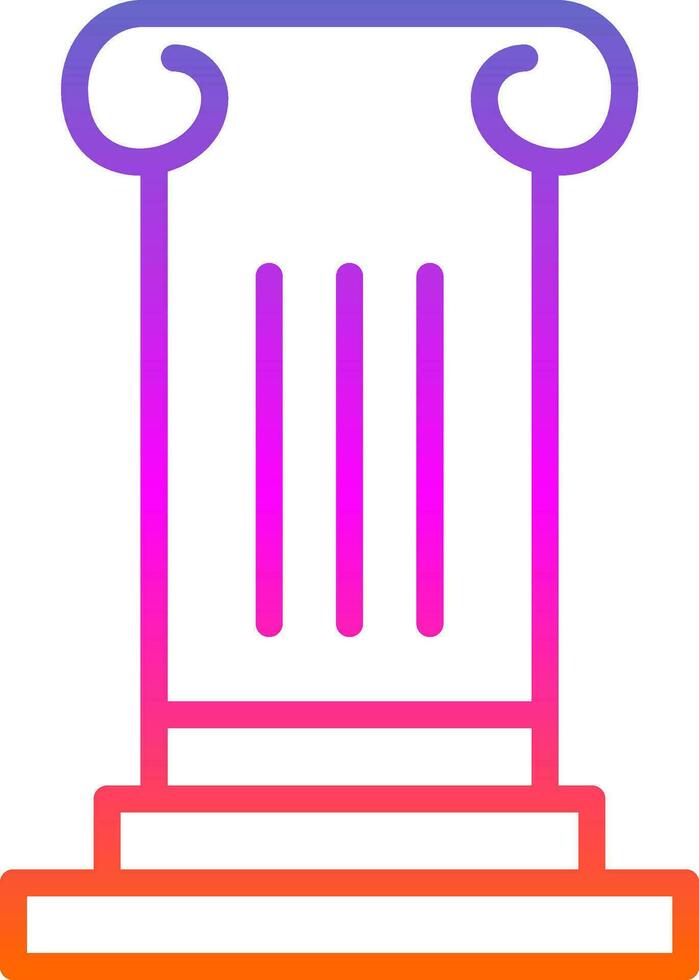 Column Vector Icon Design