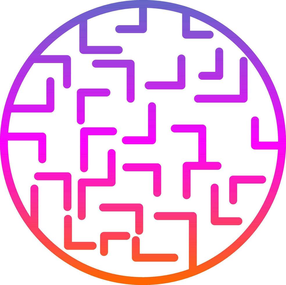 Labyrinth Vector Icon Design