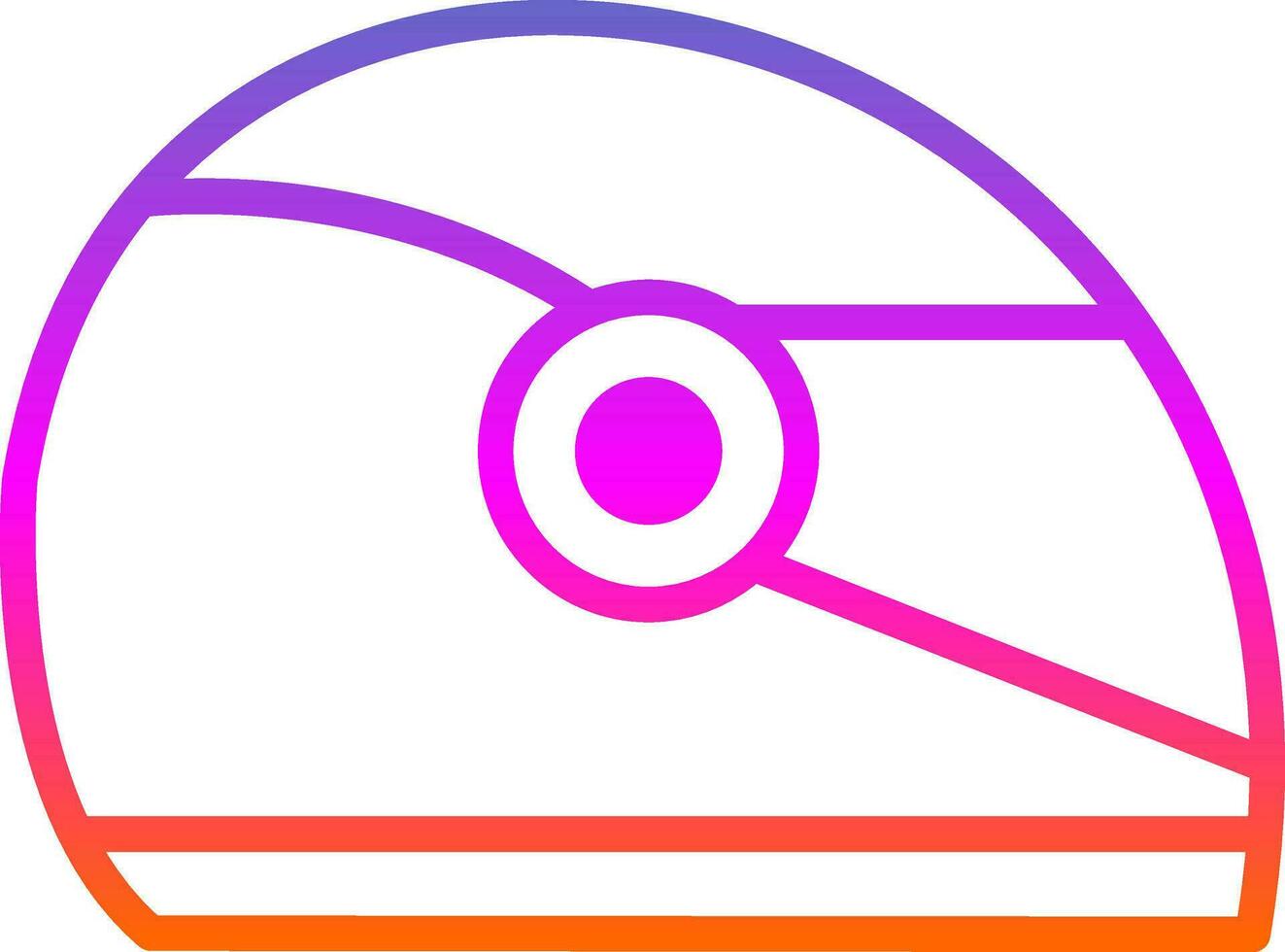 Helmet Vector Icon Design