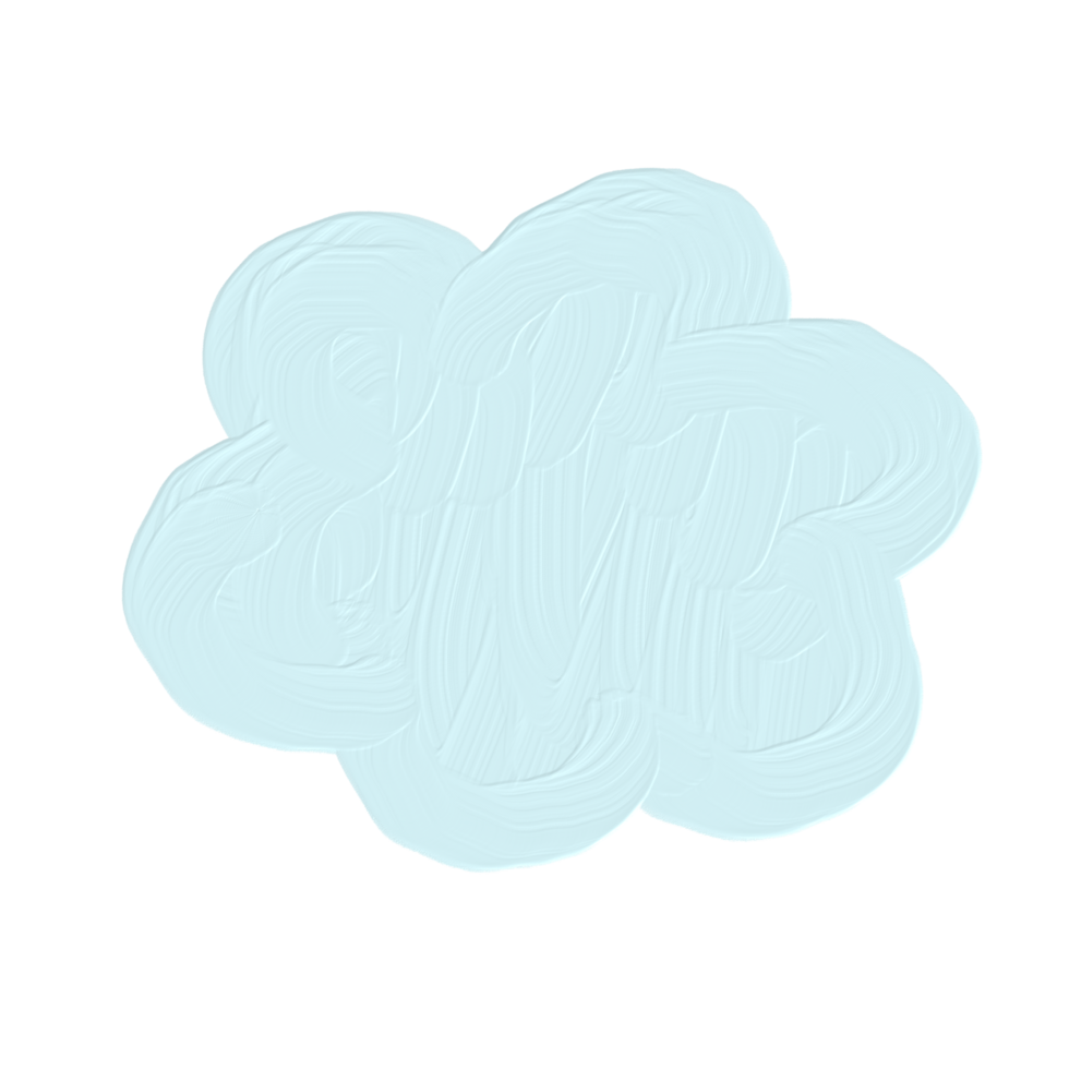 Clound season oil paint 25218850 PNG