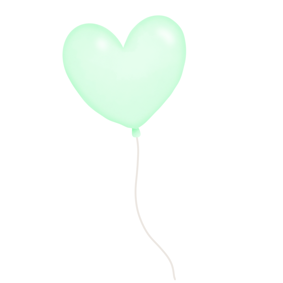 Heart balloons valentine png