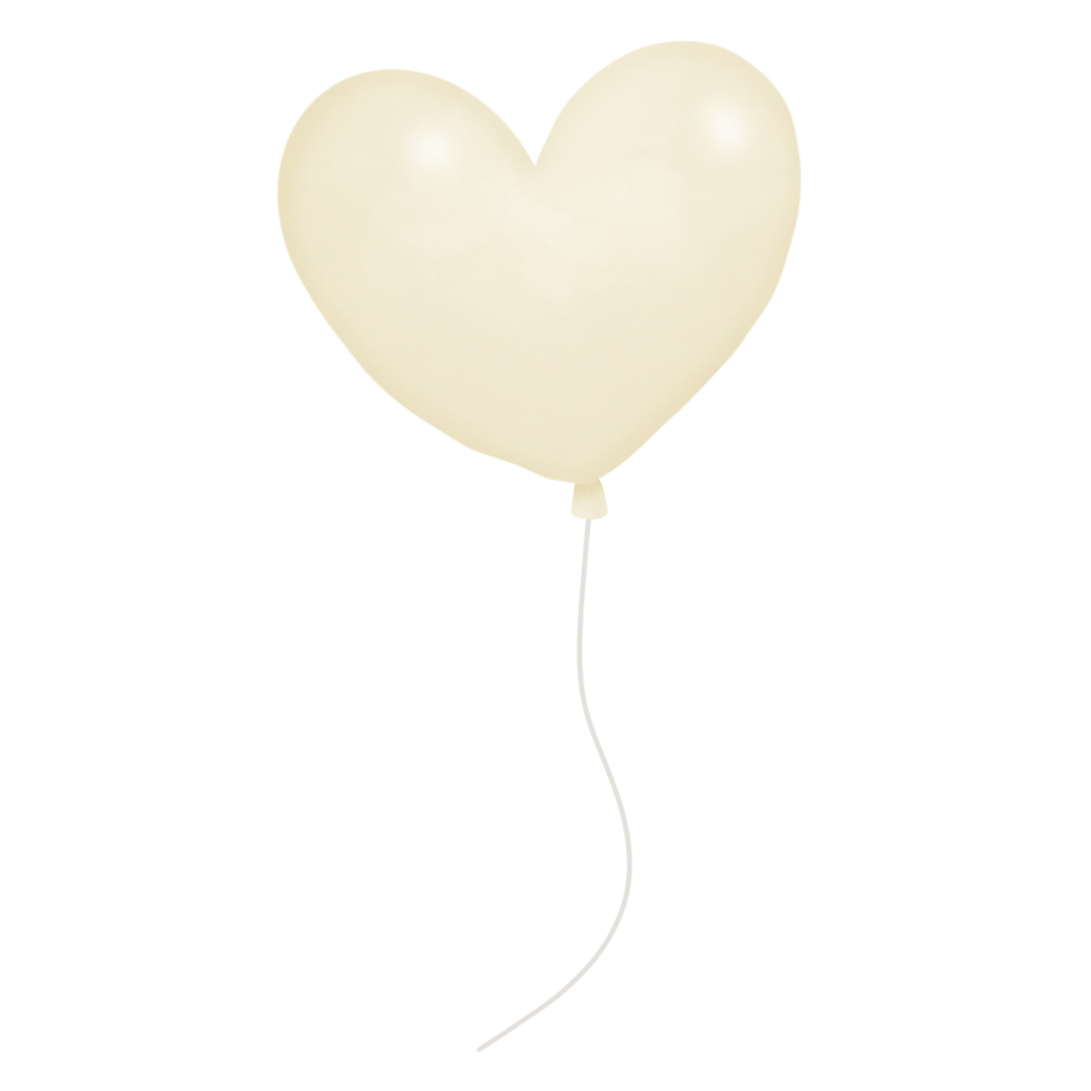 Heart balloons valentine png