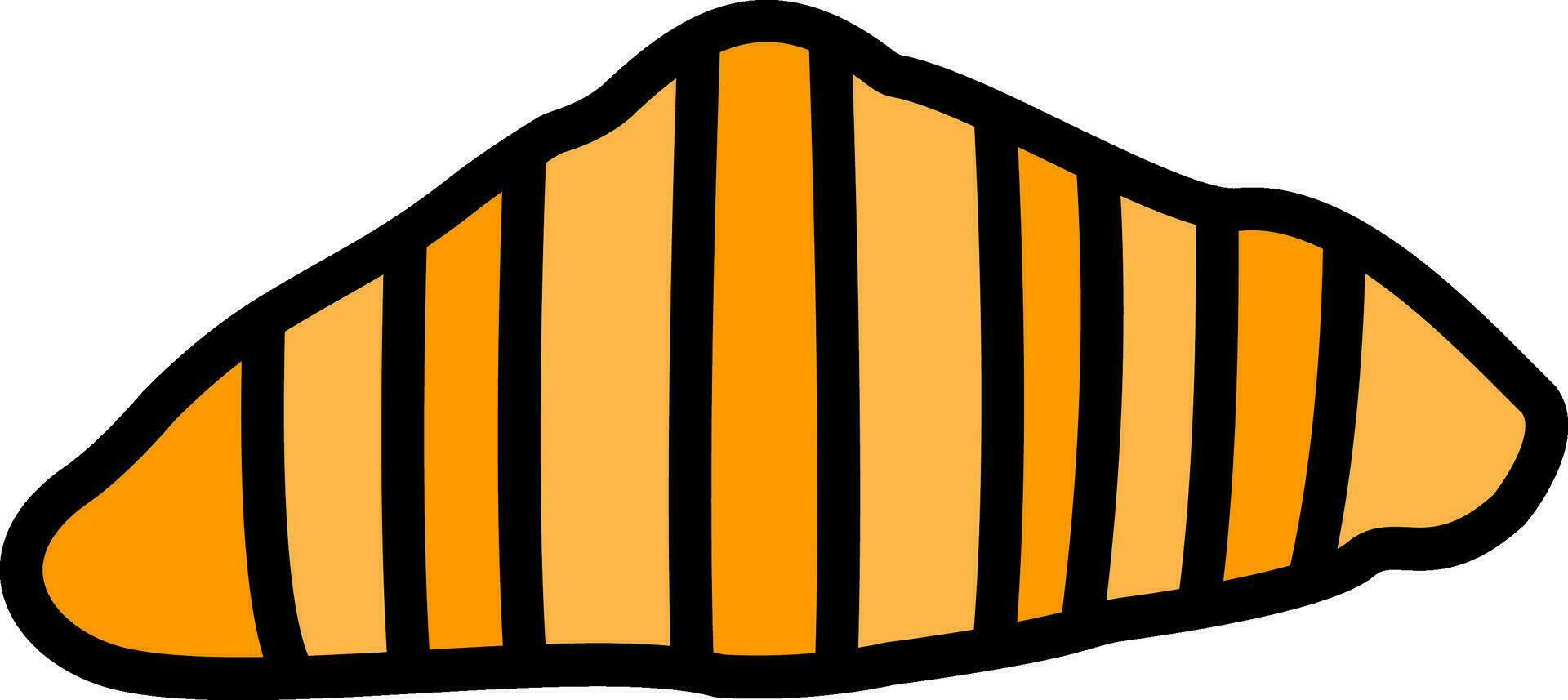 Croissant Vector Icon Design