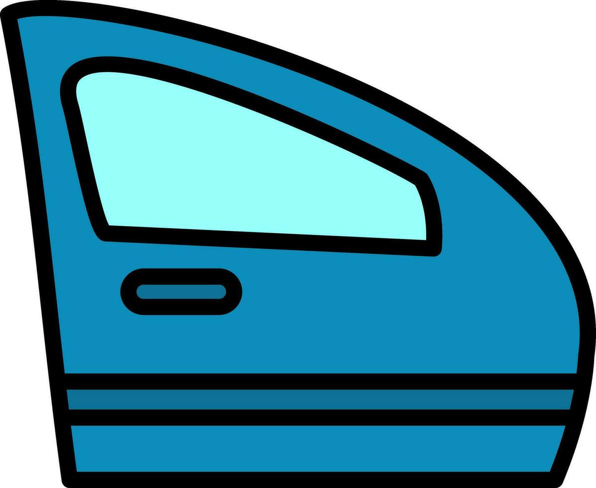 Car door Vector Icon Design