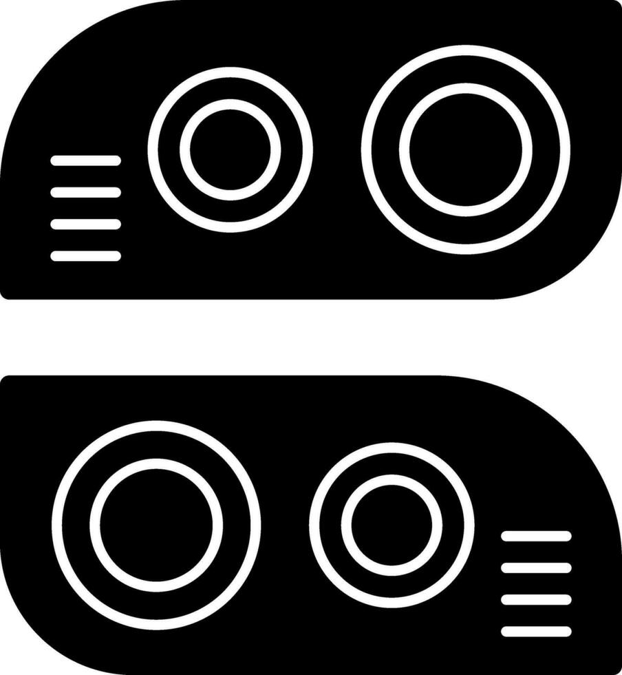 Car light Vector Icon Design