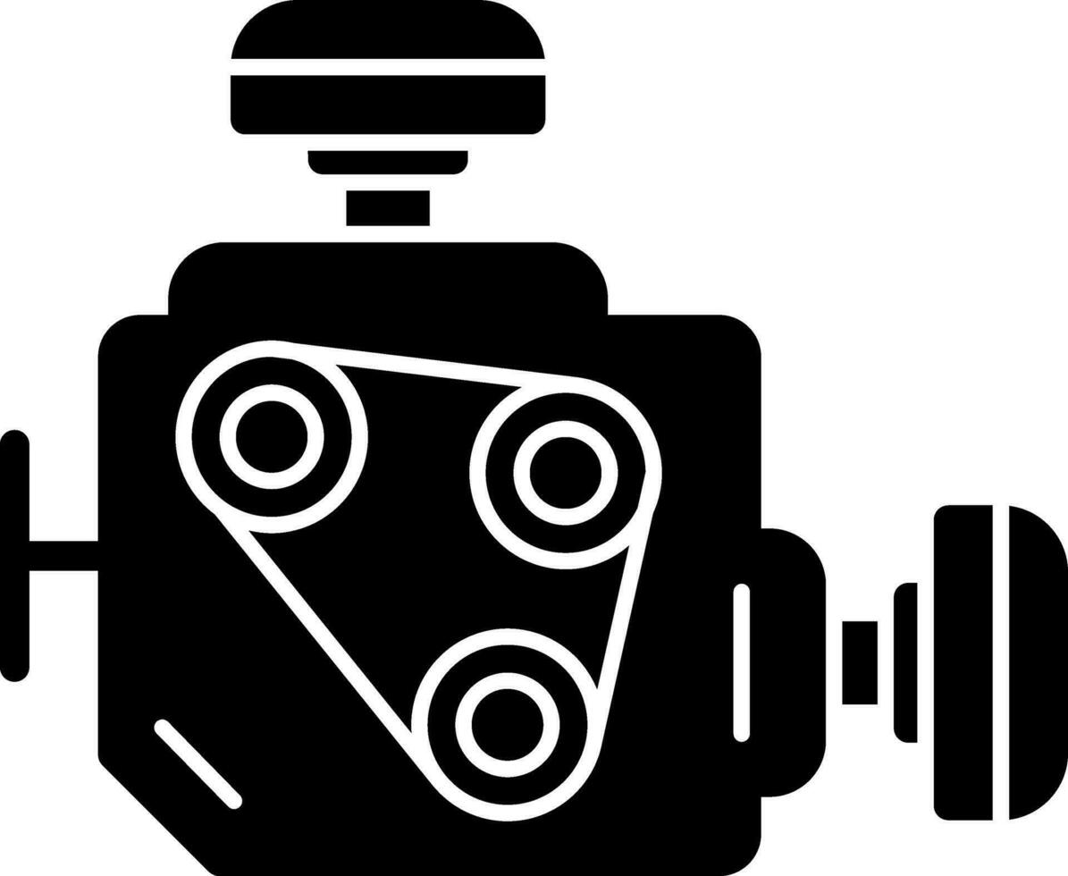 Car engine Vector Icon Design