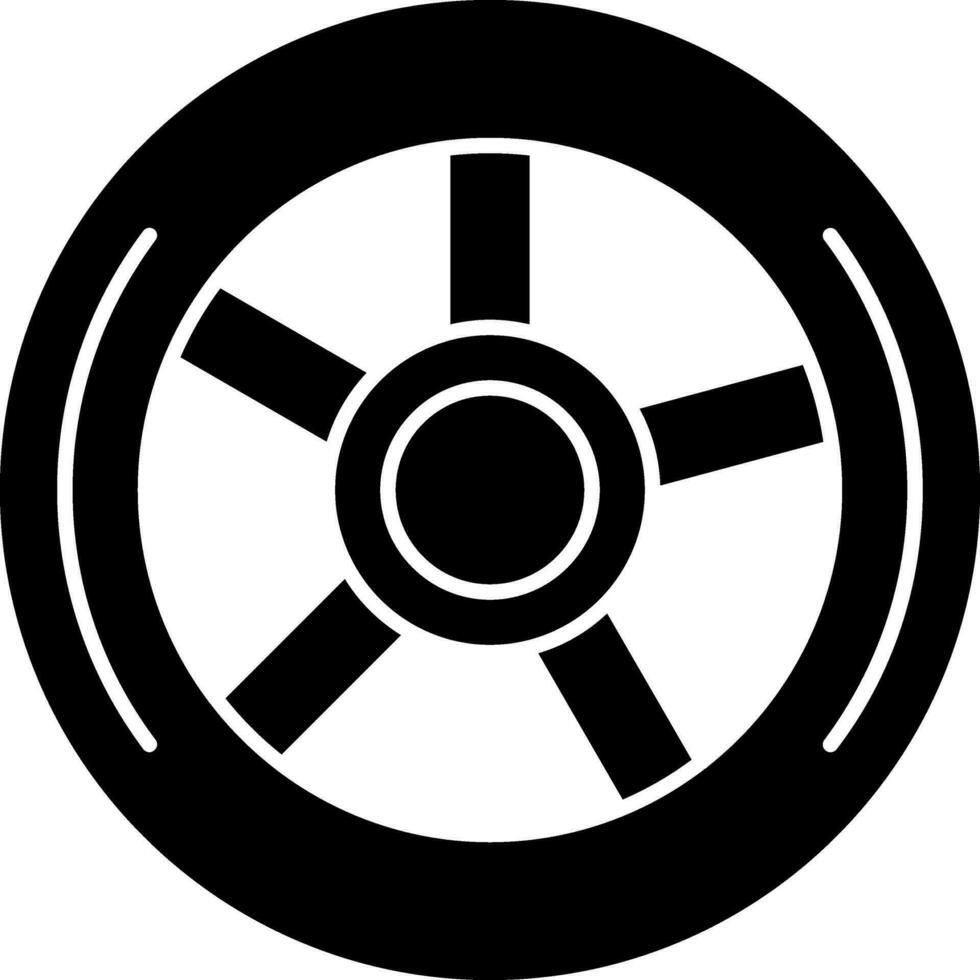 Wheel Vector Icon Design