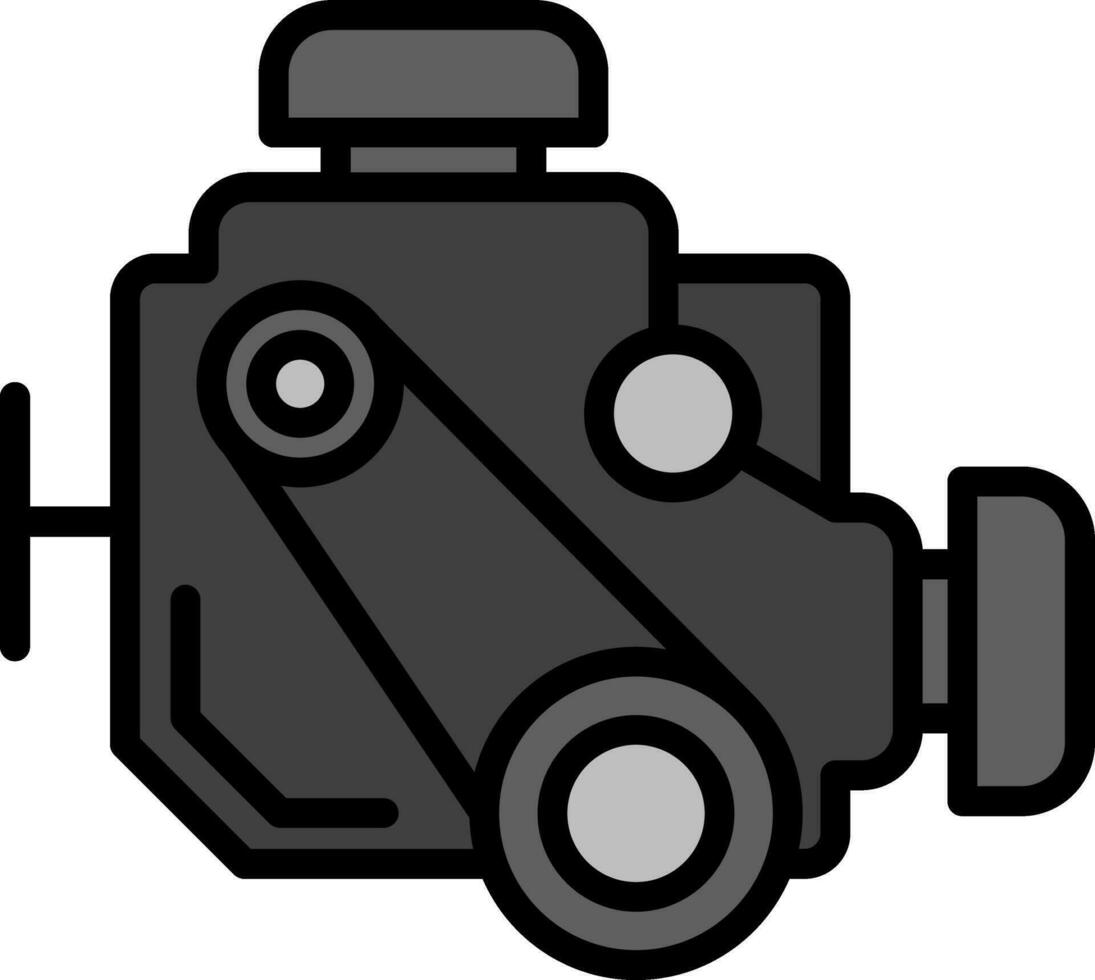 Car engine Vector Icon Design