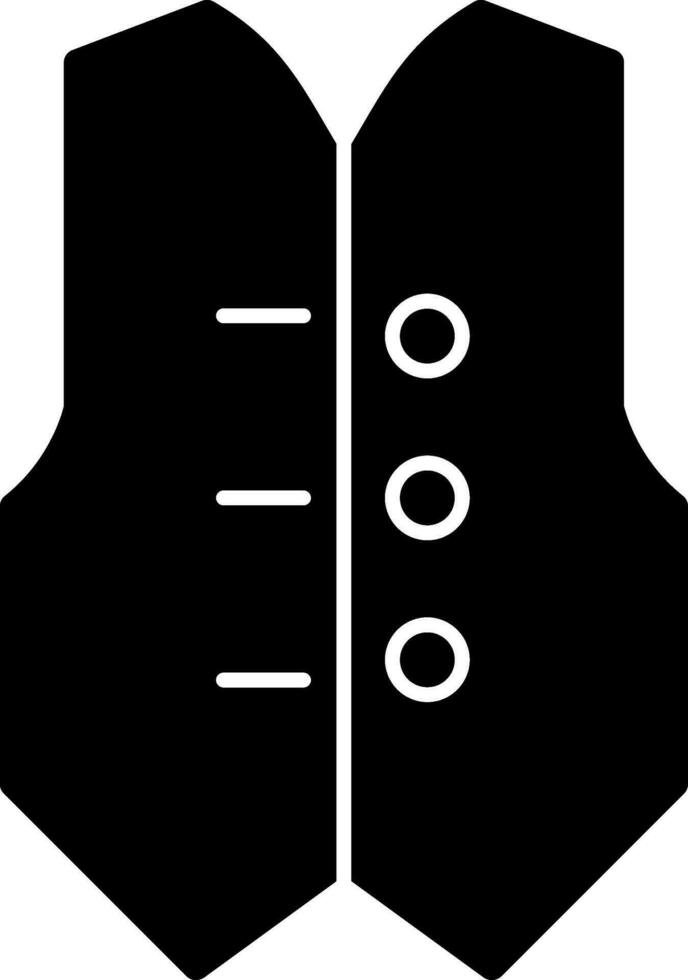 Waistcoat Vector Icon Design