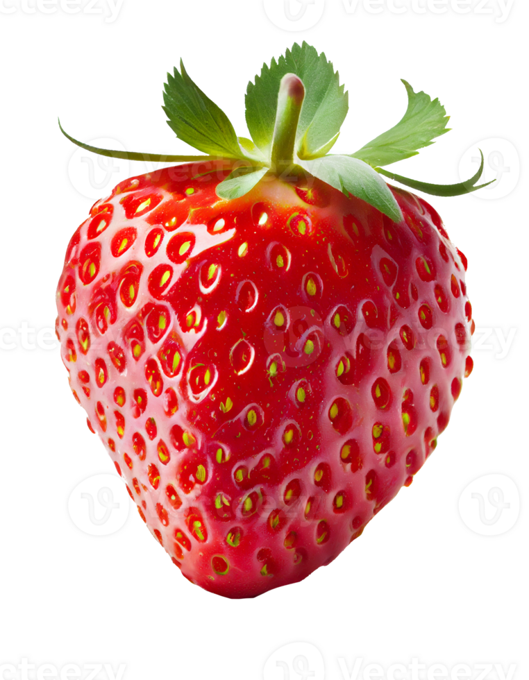 strawberry on a transparent background. for decorating projects. png