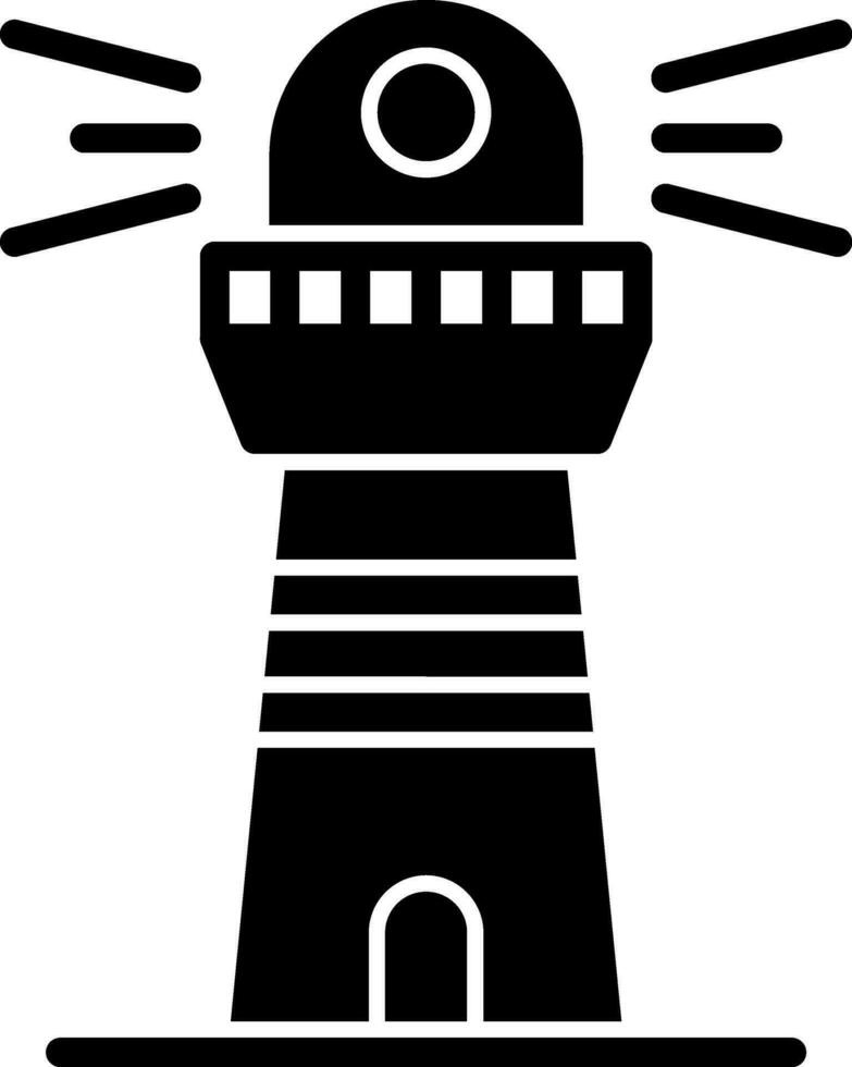 Lighthouse Vector Icon Design