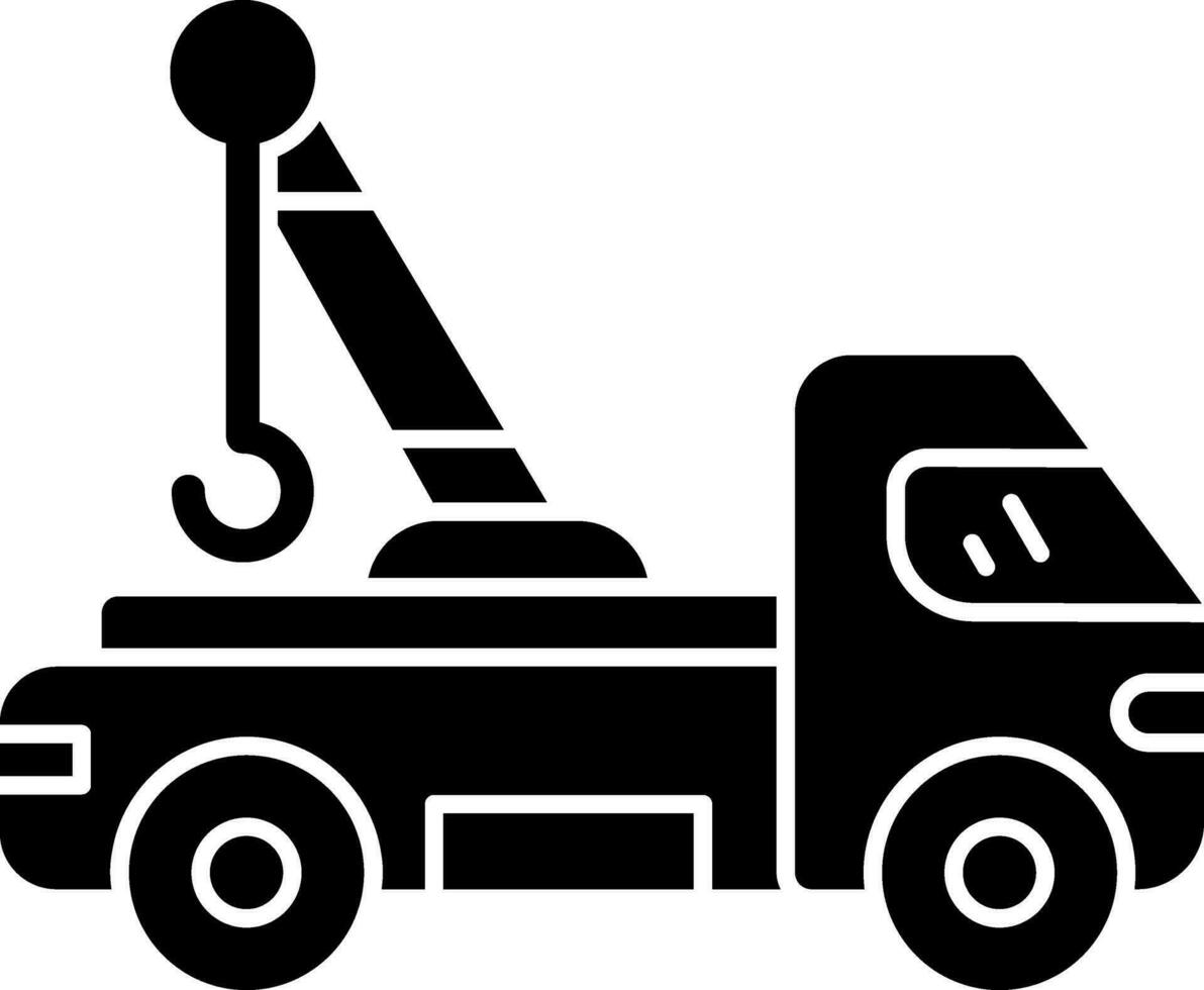 Tow truck Vector Icon Design