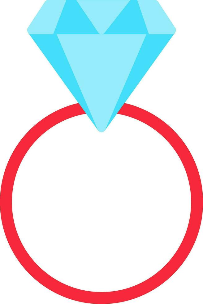 Diamond ring Vector Icon Design