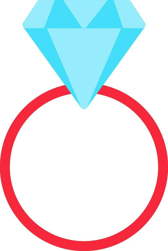 diseño de icono de vector de anillo de diamante