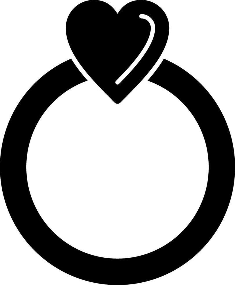 diseño de icono de vector de anillo