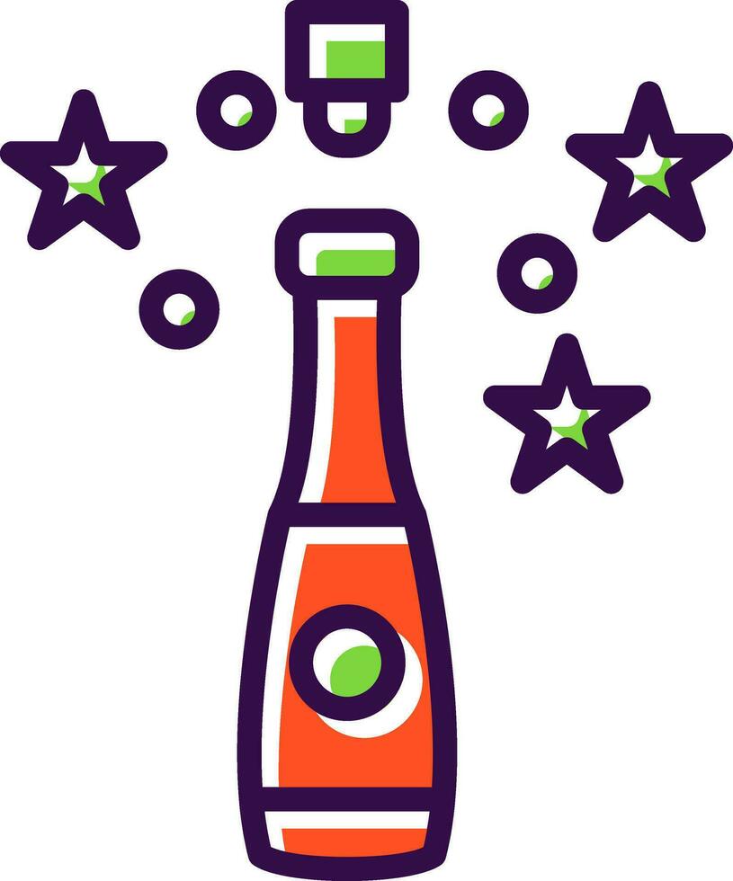 Champagne Vector Icon Design