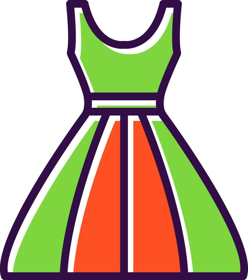 Dress Vector Icon Design