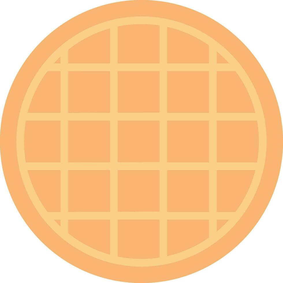 Waffle Vector Icon Design
