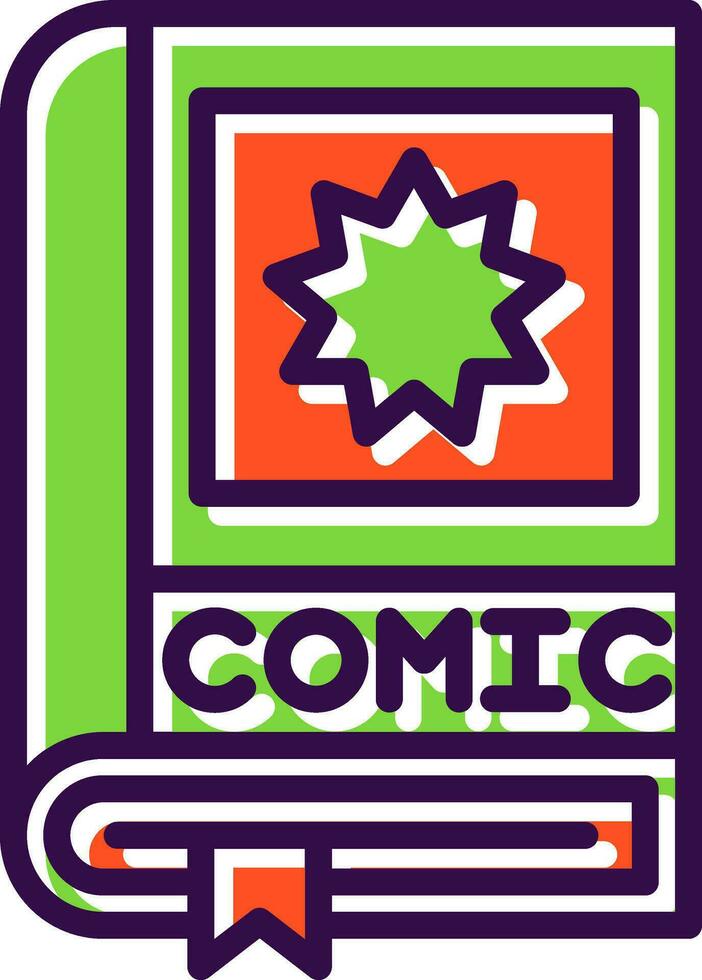 diseño de icono de vector de cómic