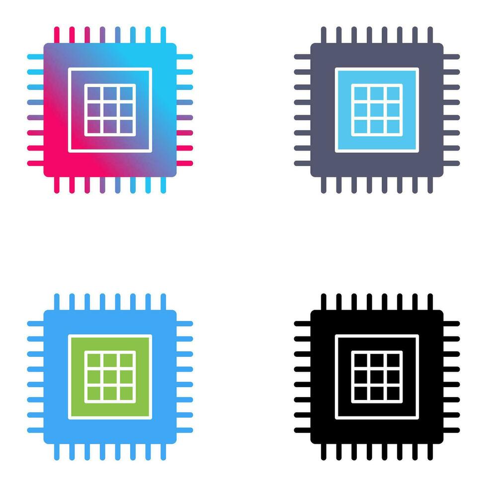 Processor Vector Icon