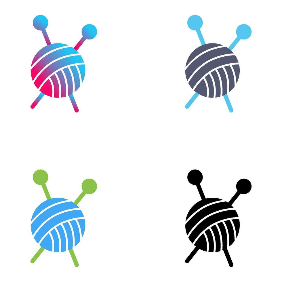 Knitting Vector Icon