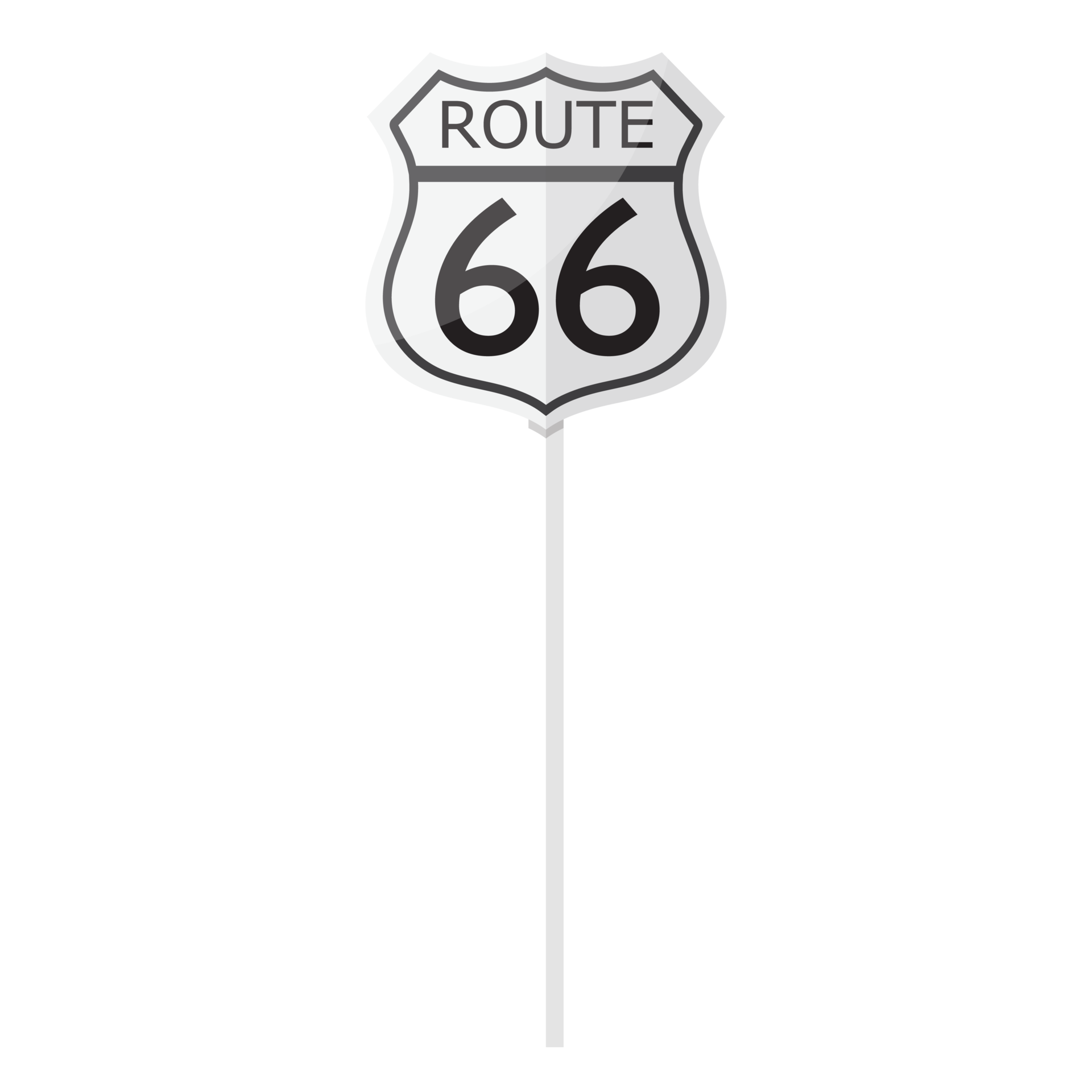 Route 66 road sign 25219800 PNG Route 66 road sign 25219800 PNG